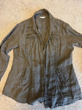 CAbi Utility Jacket with Flap Pockets